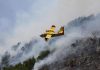 Incendi Sicilia, ancora fiamme nel Palermitano: canadair in azione