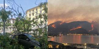 Incendi al sud, nubifragi al nord: Italia verso stato d’emergenza