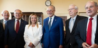Usa, Meloni a Capitol Hill: “Con l’Ucraina per il mondo intero”