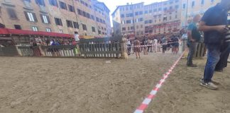Palio Siena 2 luglio 2023, Onda vince prova generale