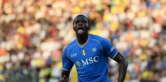 Frosinone-Napoli 1-3, gol di Politano e doppietta di Osimhen