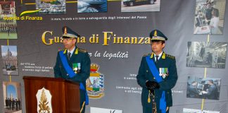 Il Ten. Col. Giovanni Linardi al comando della Guardia di Finanza di Mantova