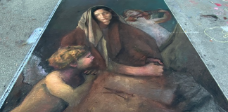 Il messicano Ignacio De Jesus Chavez Salinas vince l’incontro dei Madonnari con “Virgen Dolorosa”