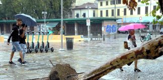 Ciclone Poppea, allerta meteo rossa e arancione in Lombardia