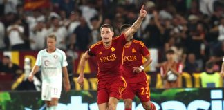 Roma-Salernitana 2-2, doppiette di Belotti e Candreva