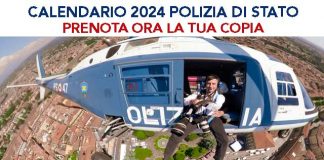 Aperte le prenotazioni per il calendario della Polizia di Stato 2024