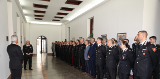 Carabinieri, Comandante Legione SIcilia visita Comando provinciale