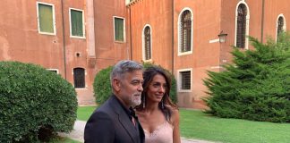 George Clooney in laguna: “Il mio cuore è a Venezia”
