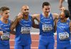 Mondiali atletica Budapest, staffetta 4×100 Italia argento