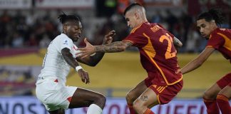 Roma-Milan 1-2, gol di Giroud e Leao. Esordio amaro per Lukaku, Mourinho in crisi