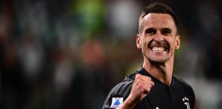 Juve-Lecce 1-0, gol di Milik e Allegri è secondo