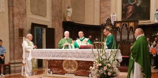 Buscoldo ha accolto il nuovo parroco don Cristian Grandelli