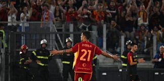 Roma-Empoli 7-0, è Dybala-Lukaku show