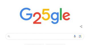 Google compie 25 anni, ecco il doodle di oggi