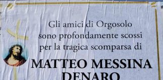 Matteo Messina Denaro, a Orgosolo manifesti funebri choc per il boss