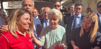 Meloni e von der Leyen a Lampedusa, la premier: “Lavorare nella stessa direzione”