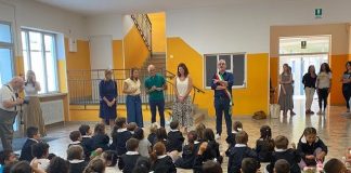 Il saluto di Palazzi ai remigini. Alla Martiri l’annuncio dei lavori alla palestra