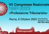 Tributaristi, congresso nazionale su temi economico-sociali del Paese
