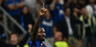 Champions, Inter-Benfica 1-0: gol di Thuram