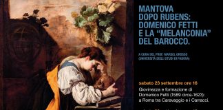 Sabato 7 ottobre terzo incontro di “Mantova dopo Rubens”. Domenico Fetti a quattrocento anni dalla morte