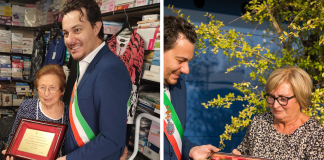 50 anni di attività, a Goito due negozi ricevono la targa commemorativa dal Sindaco