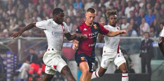 Genoa-Milan 0-1, gol di Pulisic e Giroud portiere: Pioli è primo
