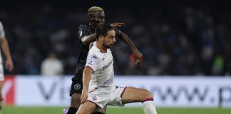 Napoli-Fiorentina 1-3, tris viola e Italiano terzo con la Juve
