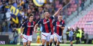 Bologna-Frosinone 2-1, gol di Ferguson e De Silvestri per vittoria rossoblu