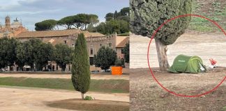 Roma senza regole, pieno camping al Circo Massimo