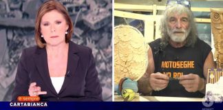 E’ sempre Carta bianca, Mauro Corona e l’appello a sorpresa a Pier Silvio e Marina Berlusconi
