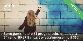 Bper: partito crowdfunding, tre progetti di riqualificazione spazi per giovani generazioni