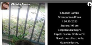 Edoardo Camilli ritrovato a Roma, la mamma: “Finalmente una buona notizia”
