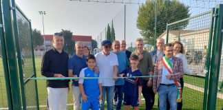 Curtatone, parata di stelle del calcio per l’inaugurazione del campo in sintetico