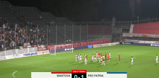Coppa Italia Serie C – Mantova-Pro Patria 0-1. Gli highlights