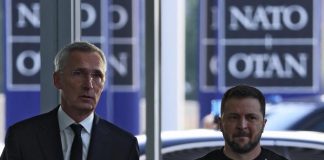 Ucraina, Zelensky al quartier generale Nato