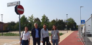 Marmirolo, la consigliera regionale Bulbarelli sul cantiere di via Pacchioni. Lavori quasi finiti