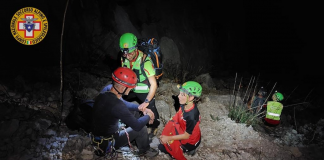 Soccorsi quattro alpinisti bloccati in parete