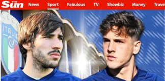 Tonali e Zaniolo, caso scommesse agita la stampa inglese