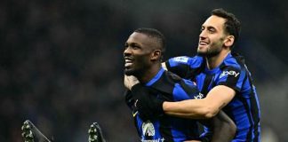 Inter-Frosinone 2-0, supergol di Dimarco e rigore di Calhanoglu: Inzaghi torna primo
