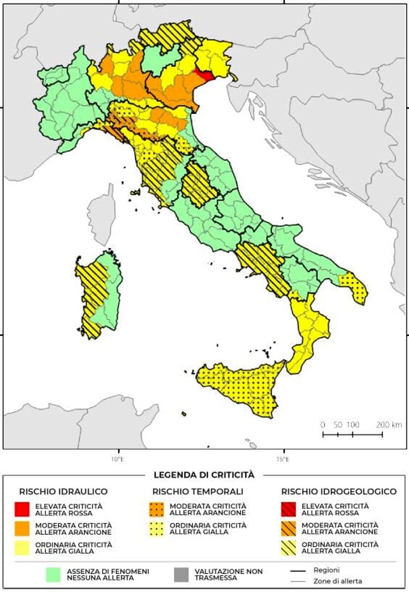 Maltempo, Oggi Nuovo Stato Di Allerta Meteo: In Arrivo Altra Intensa ...