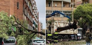 Maltempo Roma, bomba d’acqua oggi e cade albero: previsioni meteo