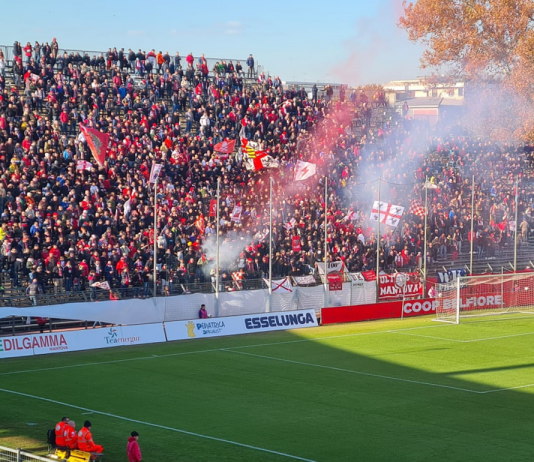 Calcio Serie C – Mantova sconfitto in casa dal Trento (0-1): viene raggiunto in testa dal Padova