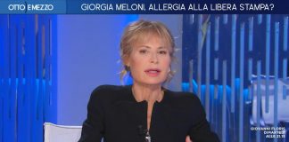 Lilli Gruber a Otto e mezzo: “Mai attaccata la famiglia di Giorgia Meloni”