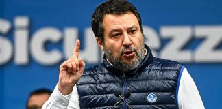 Manifestazione Lega, Salvini contro corteo pro Palestina: “Fascisti”