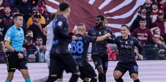 Salernitana-Napoli 0-2, decidono i gol di Raspadori ed Elmas