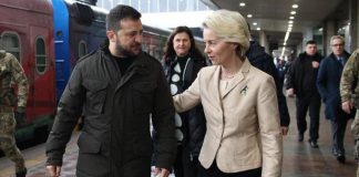 Ucraina, von der Leyen a Kiev: incontro con Zelensky