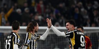 Juve-Roma 1-0, gol di Rabiot e Allegri si avvicina all’Inter