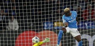 Napoli-Sporting Braga 2-0, azzurri agli ottavi di Champions