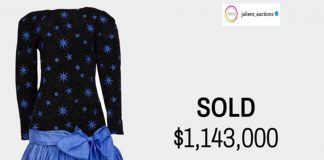 Ricami con stelle e gonna tutù, abito di Diana venduto all’asta a oltre un milione di dollari