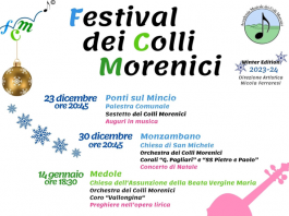 Al via il Festival dei Colli Morenici. Venerdì a Ponti sul Mincio il concerto di Natale